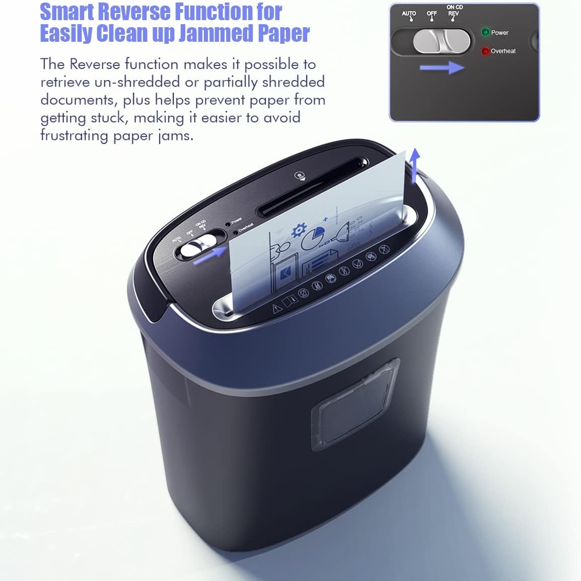 12-Sheet Cross-Cut Paper Shredder 5.8 Gallons Pack of 2 K1023