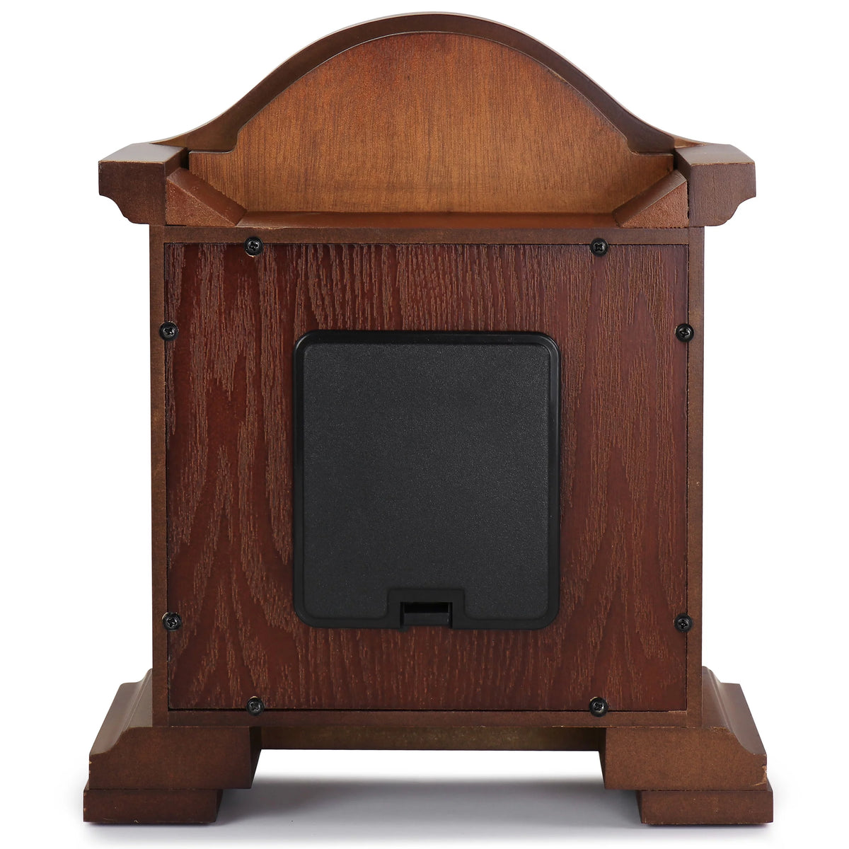 Brown Analog Mantel Clock with Chimes S465414