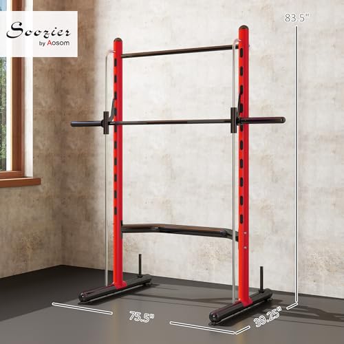 Adjustable Power Rack with Pull-Up Bar R6735