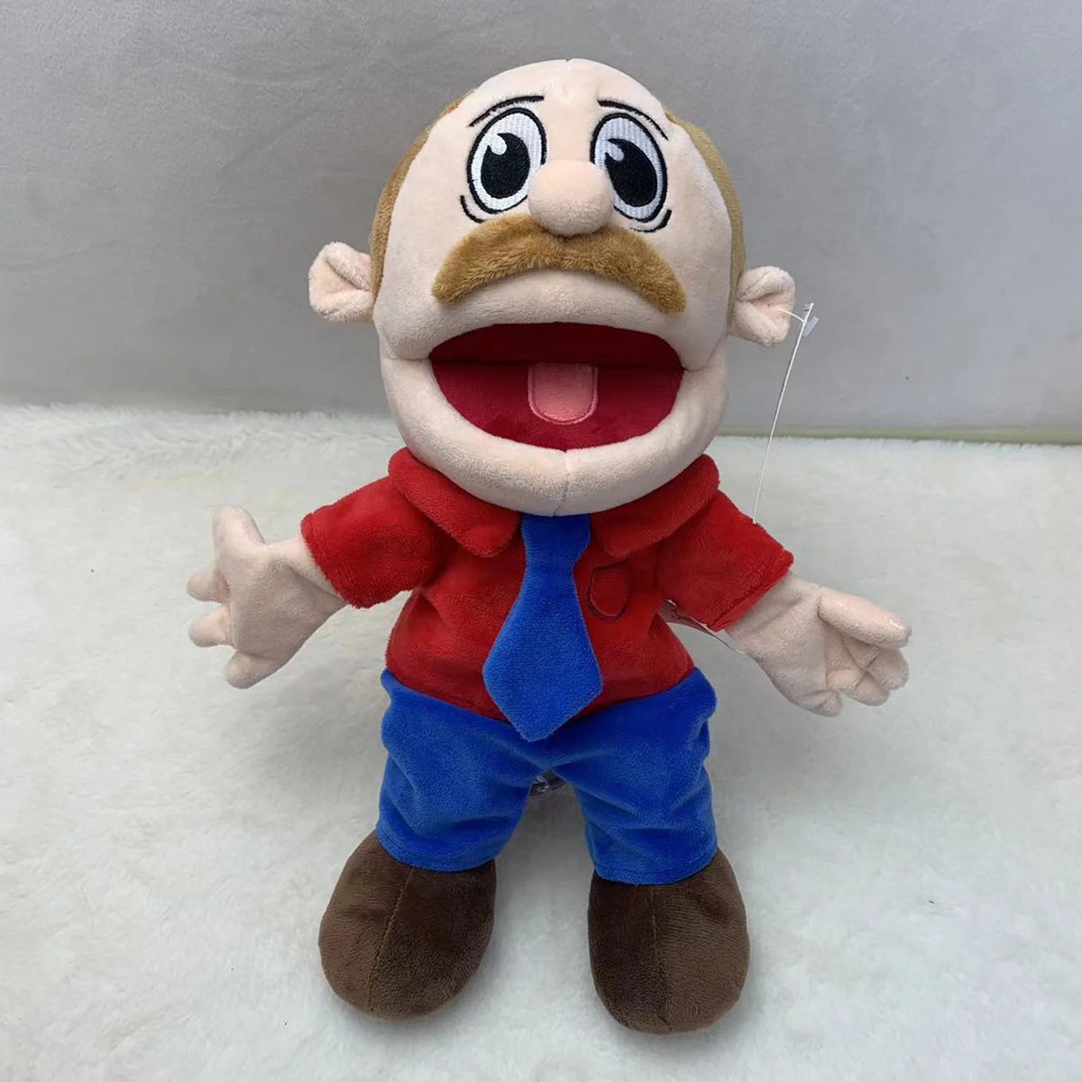 Large Jeffy Puppet Soft Plush Toy Hand Puppet Q48593