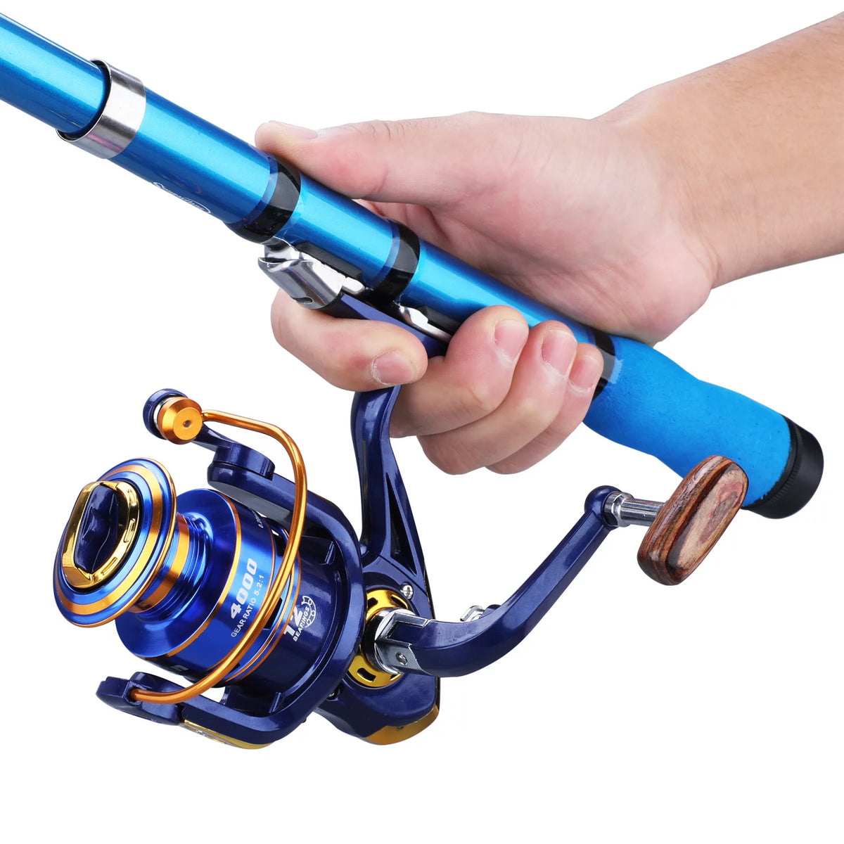 1000-4000 Spinning Reel 5.2:1 Fishing Reel W836489