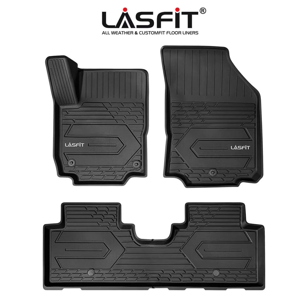 Black TPE All Weather Car Mats for Chevrolet Equinox D825