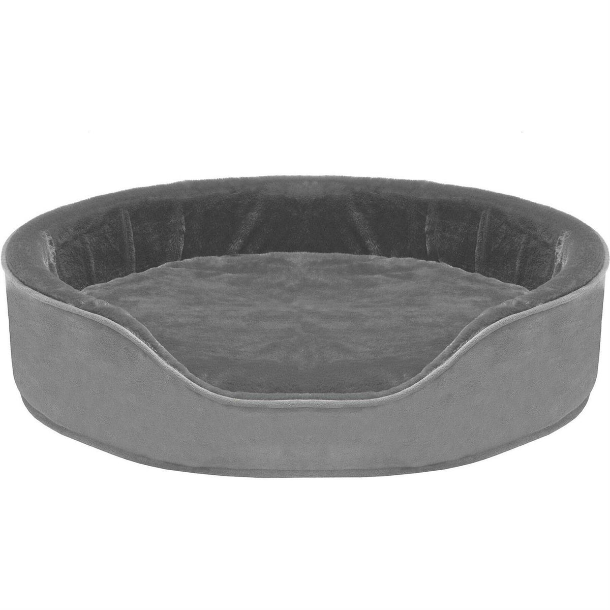 Plush & Velvet Oval Dog Bed K665667