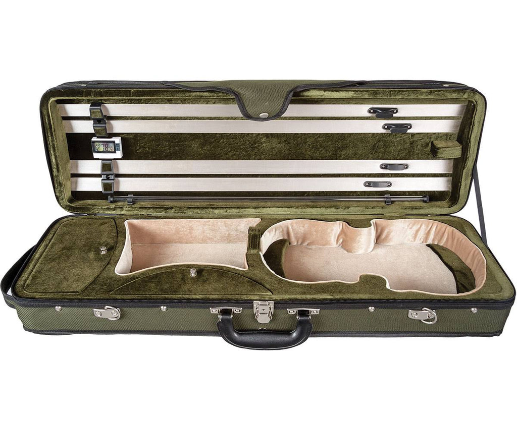 Green 4/4 Violin Case O474