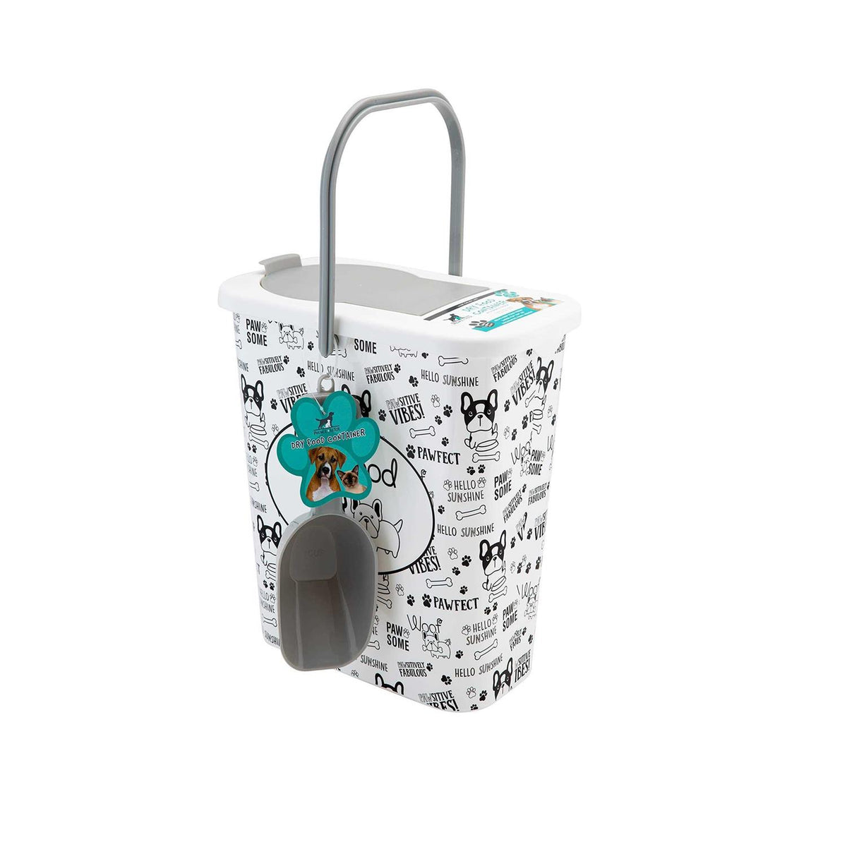 3 Gallon Dry Food Container with Scooper R54383