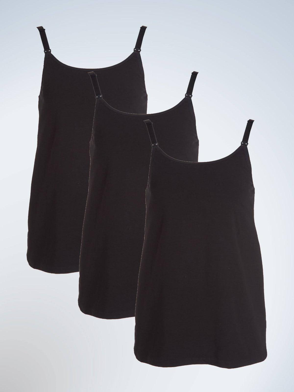 Black Nursing Cami 3pk Y24772