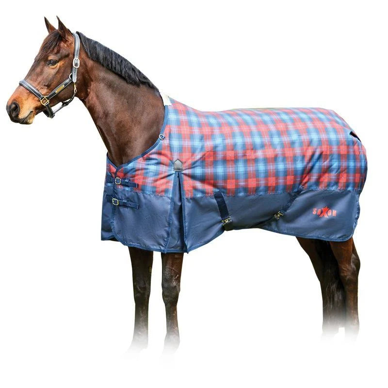 Navy/Red Plaid Neck Lite 75 K36101
