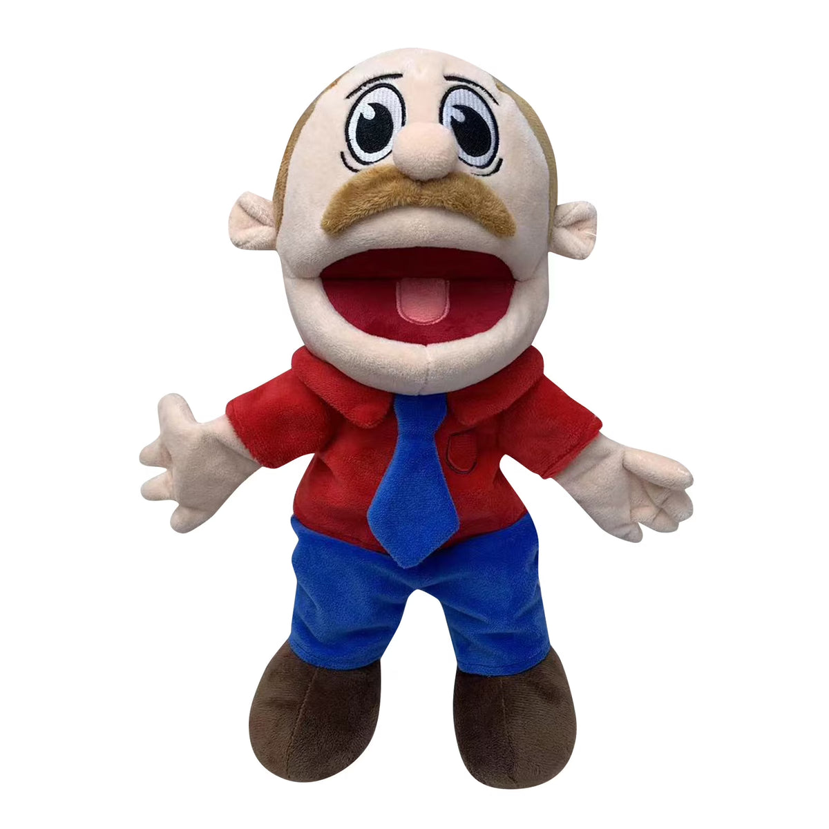 Large Jeffy Puppet Soft Plush Toy Hand Puppet Q48593