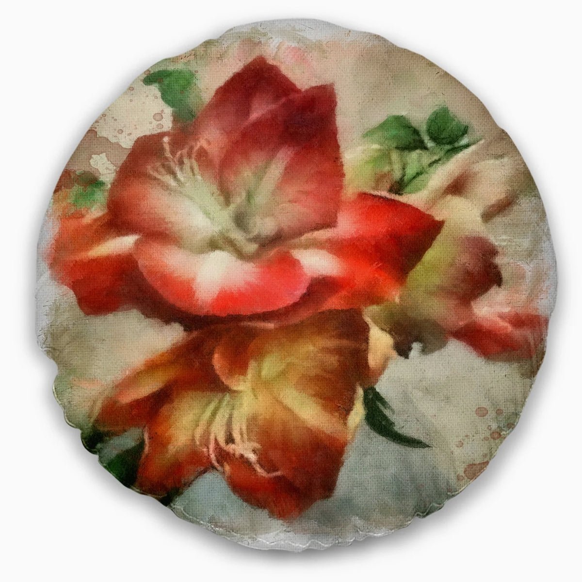Floral Throw Pillow 16 in. x 16 in. Z756477