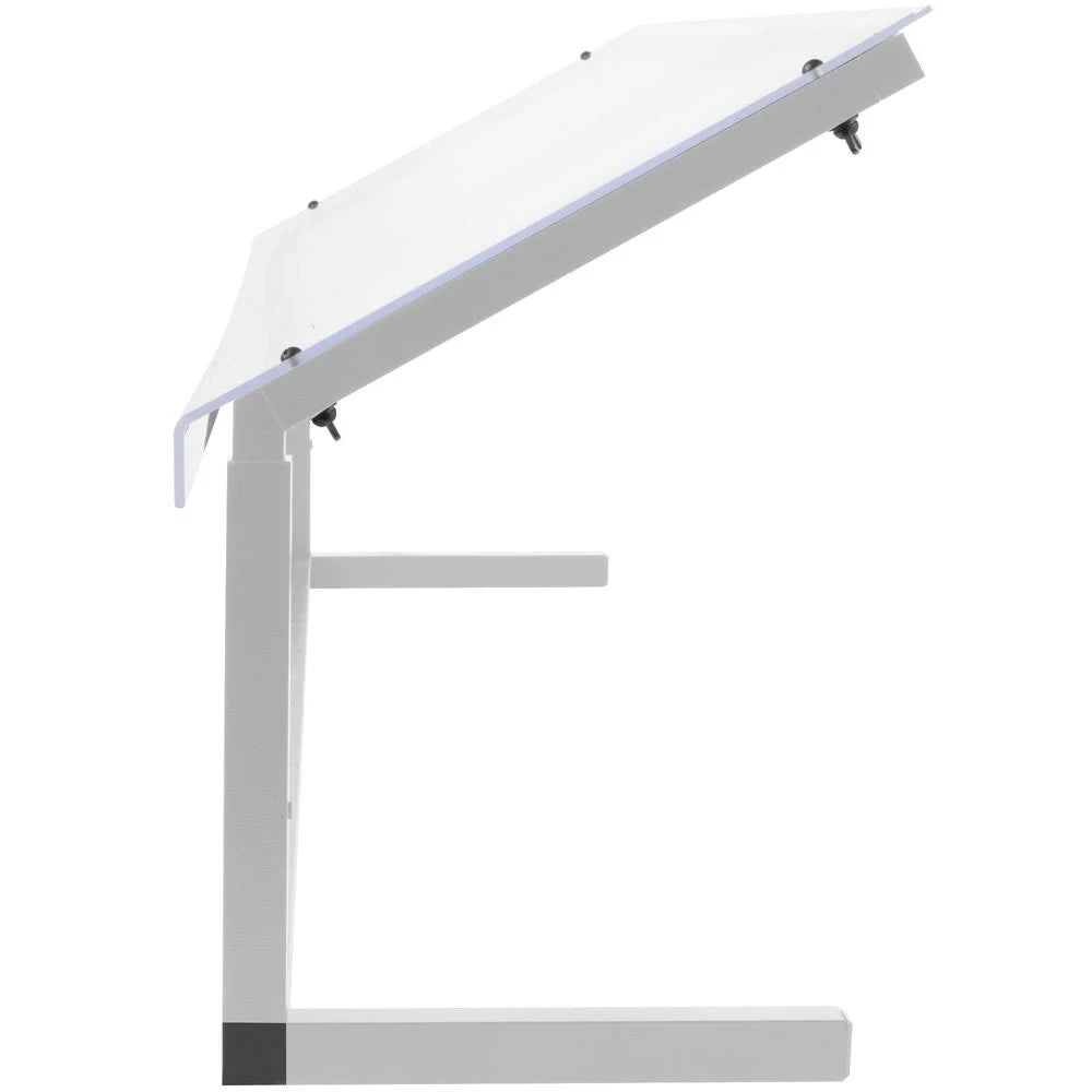 Clear Adjustable Single Sided Sneeze Guard Q214