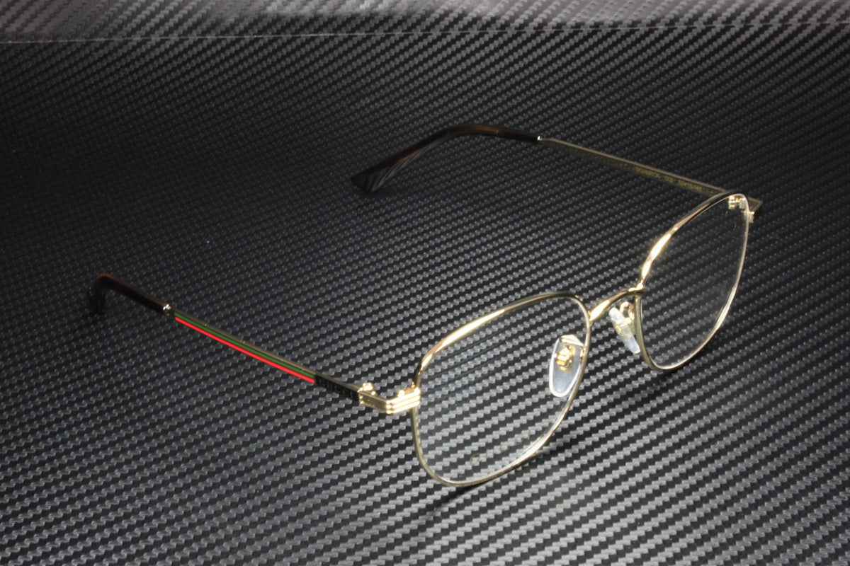 Gold Round Oval Eyeglasses N520