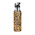 Leopard Print Insulated Stainless Steel Water Bottle with Straw Lid 20 oz K69650