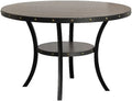Solid Wood Round Dining Table 48-Inch Gray P946965