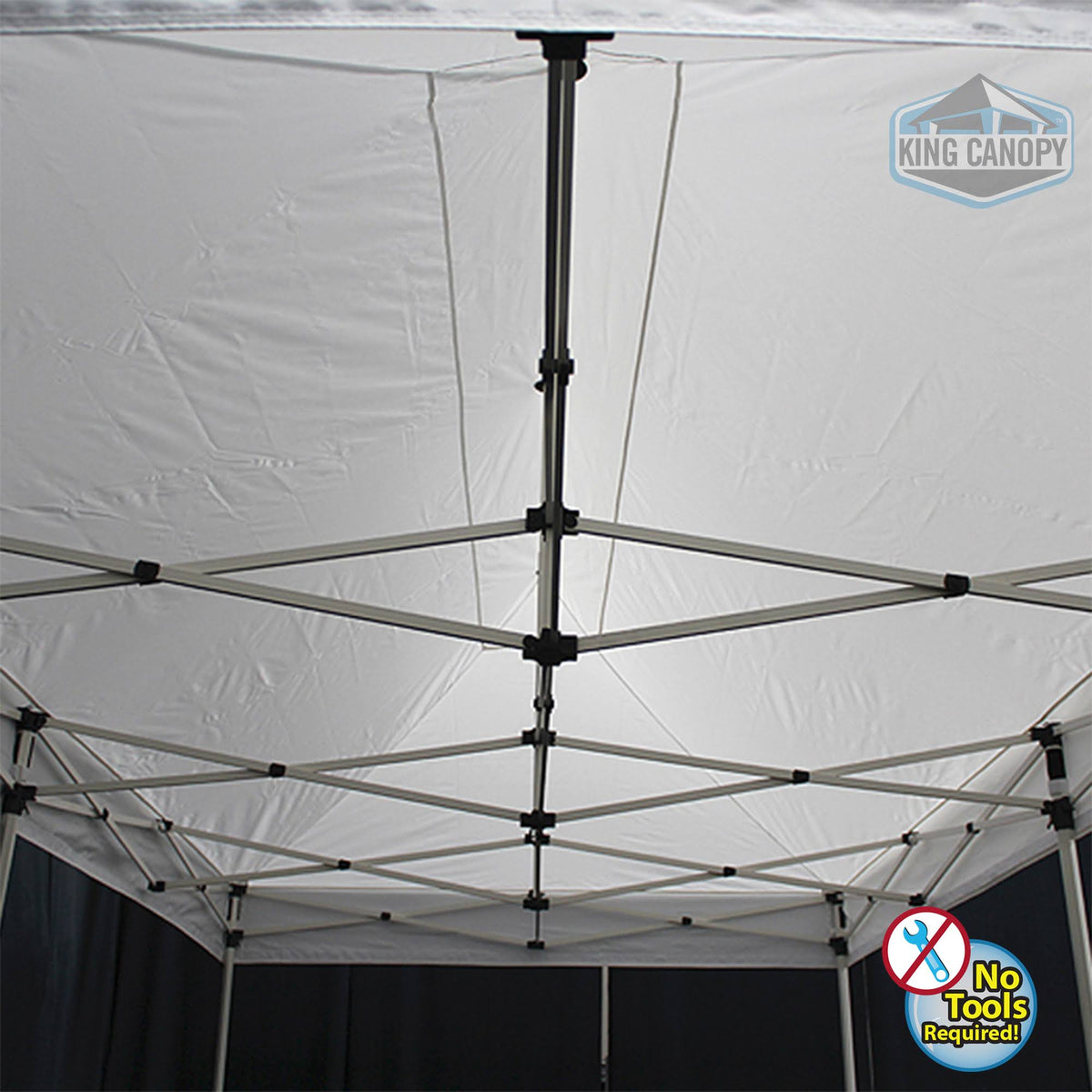 White Frame Instant Pop Up Tent W174092