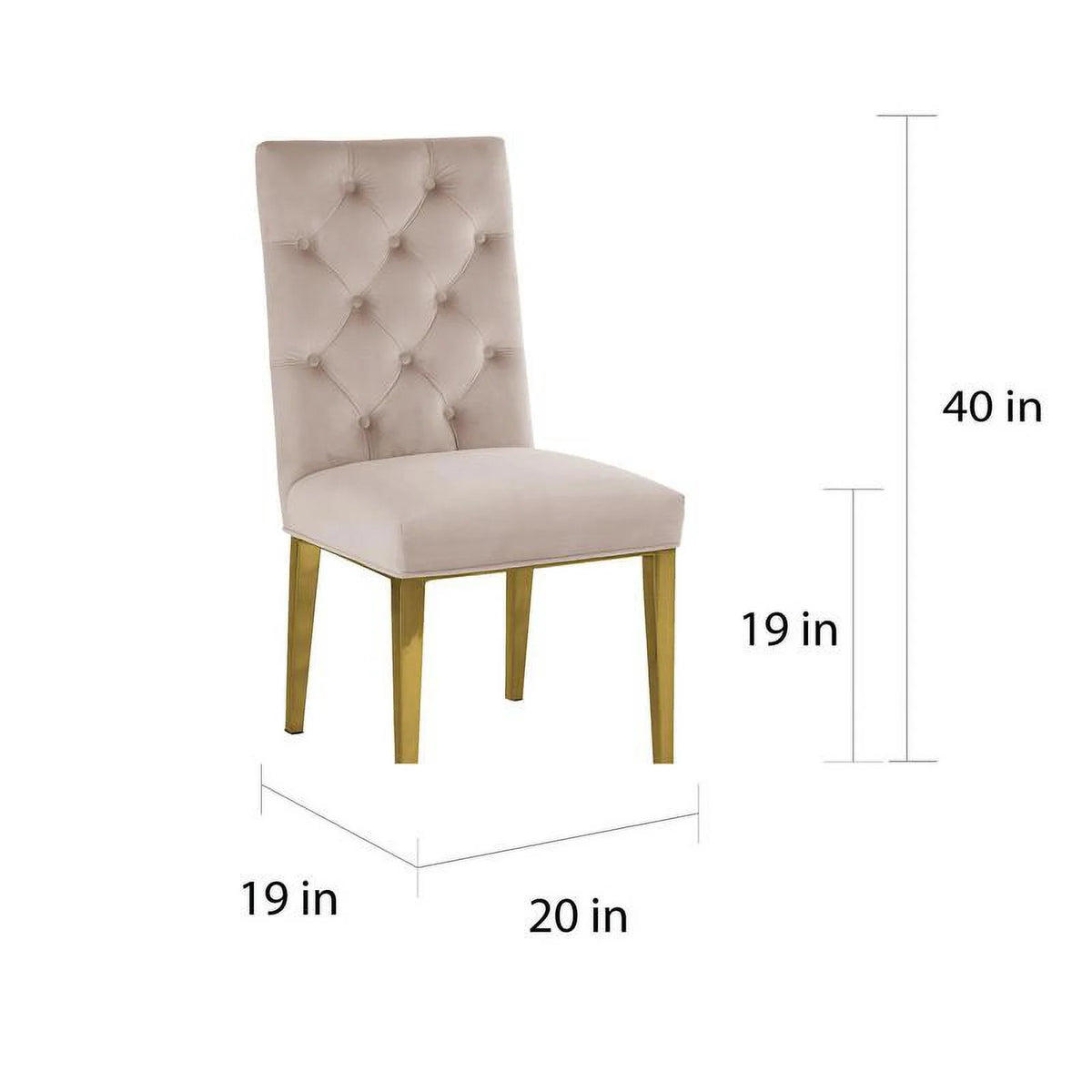 5pc Glass Dining Set with Velvet Chairs I8092