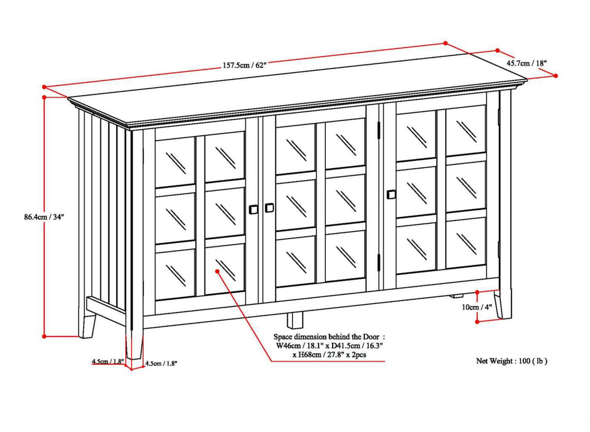 62" Storage Cabinet G64569