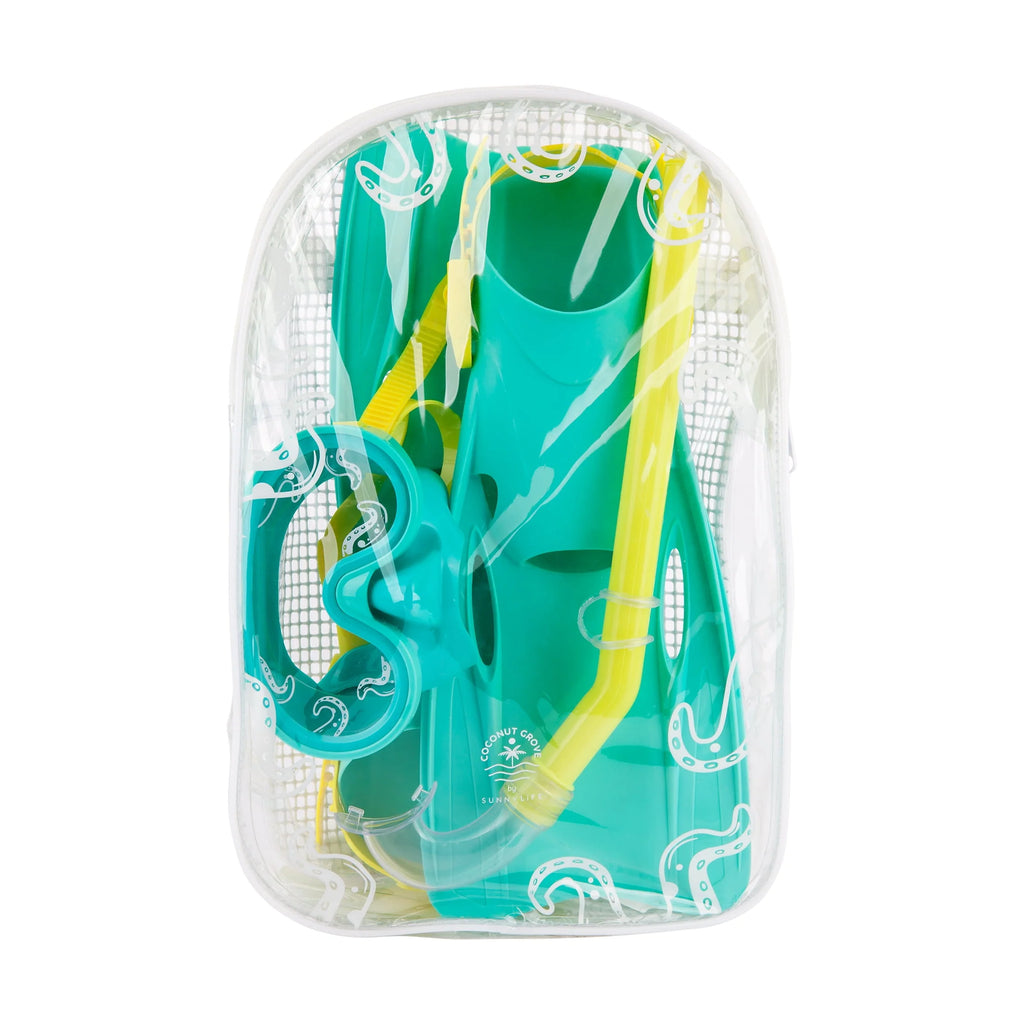 Kids Unisex Swim Snorkeling Set with Carry Bag F611