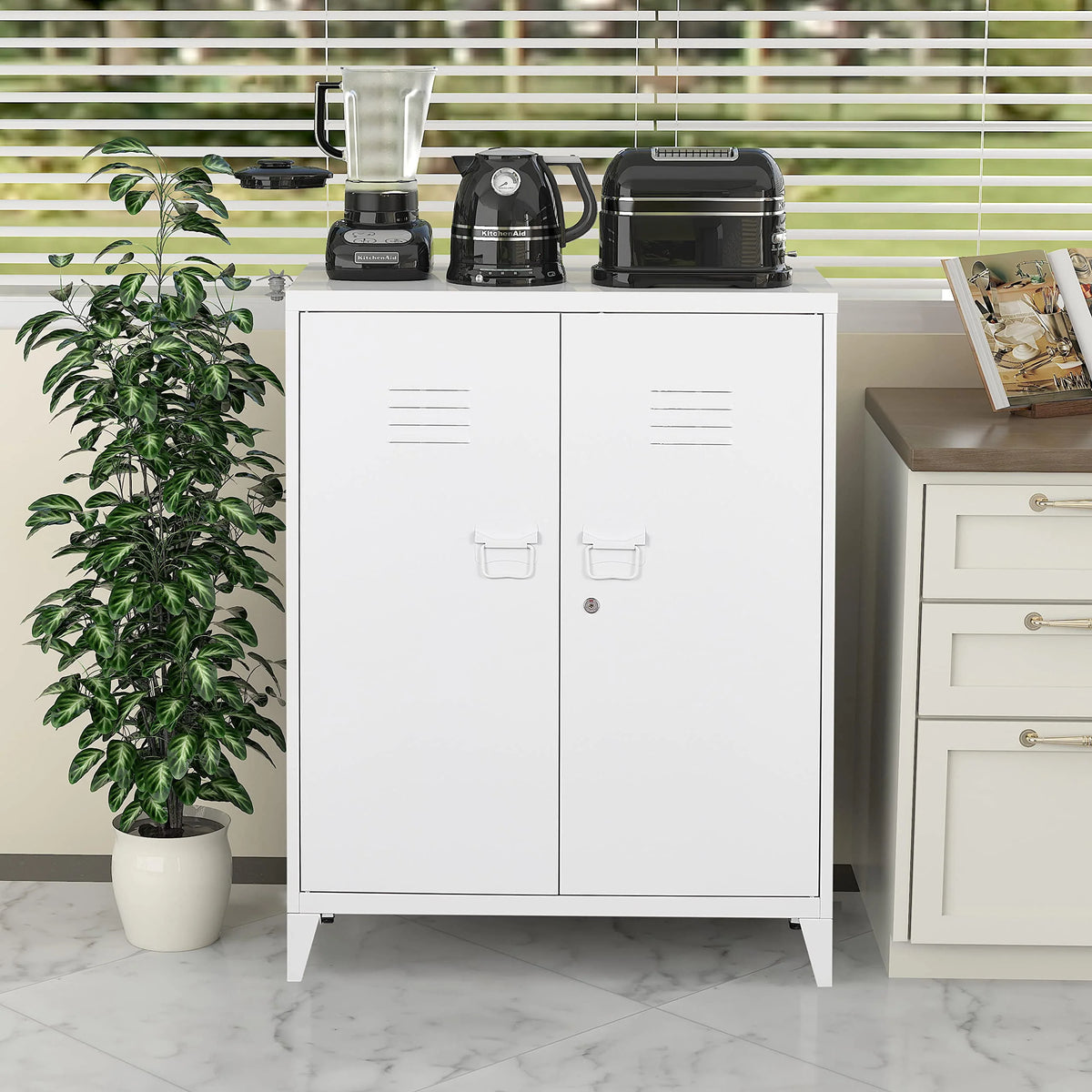 Metal Locker with 2 Doors F60640