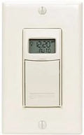 7 Day Astro Timer 20A 24-277V Almond F1771
