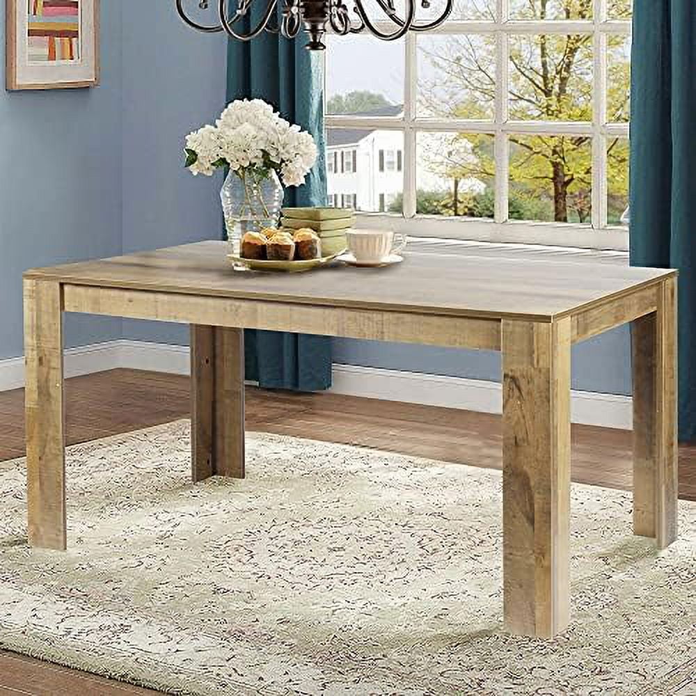 70" Faux Marble Black Rectangular Dining Table W344183