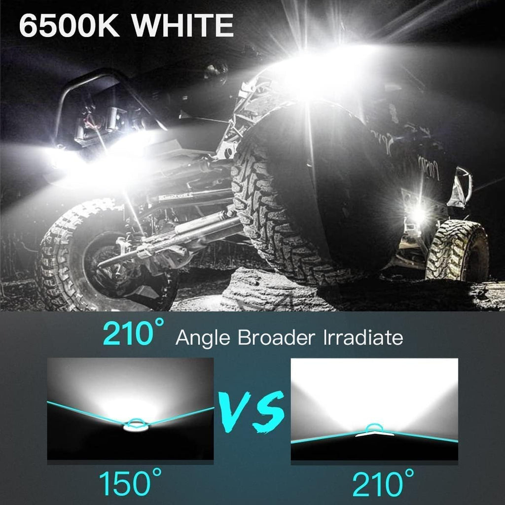 White 20 Pods LED Rock Lights R41858