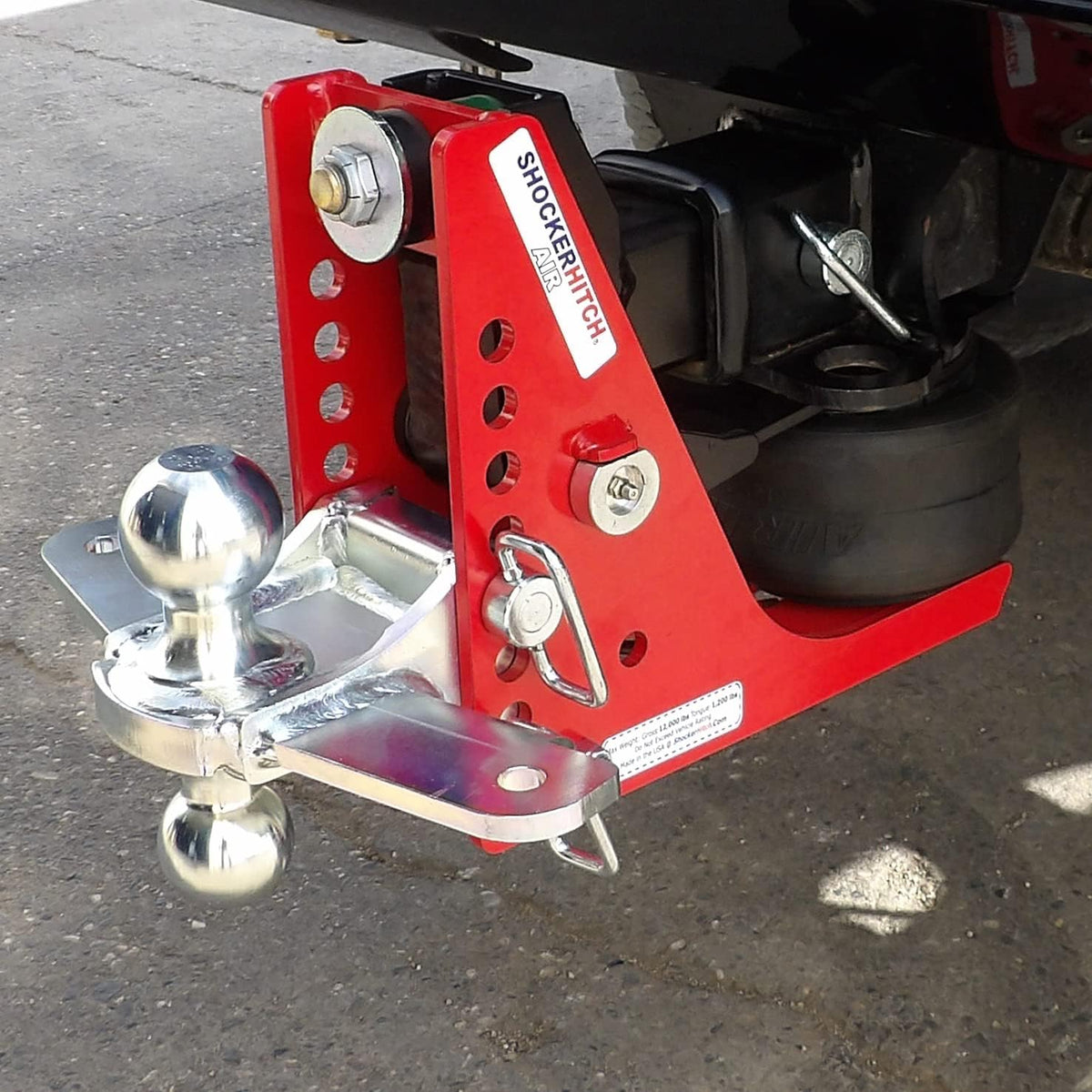 Air Hitch with Sway Control Ball Mount, 2" Hitch - 12,000 lbs C11402