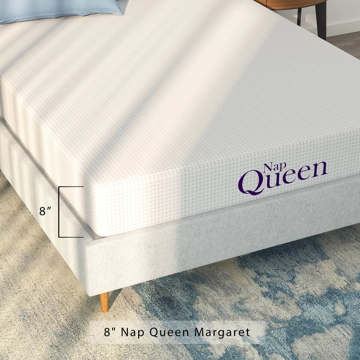 Twin 8" Charcoal Memory Foam Mattress C746