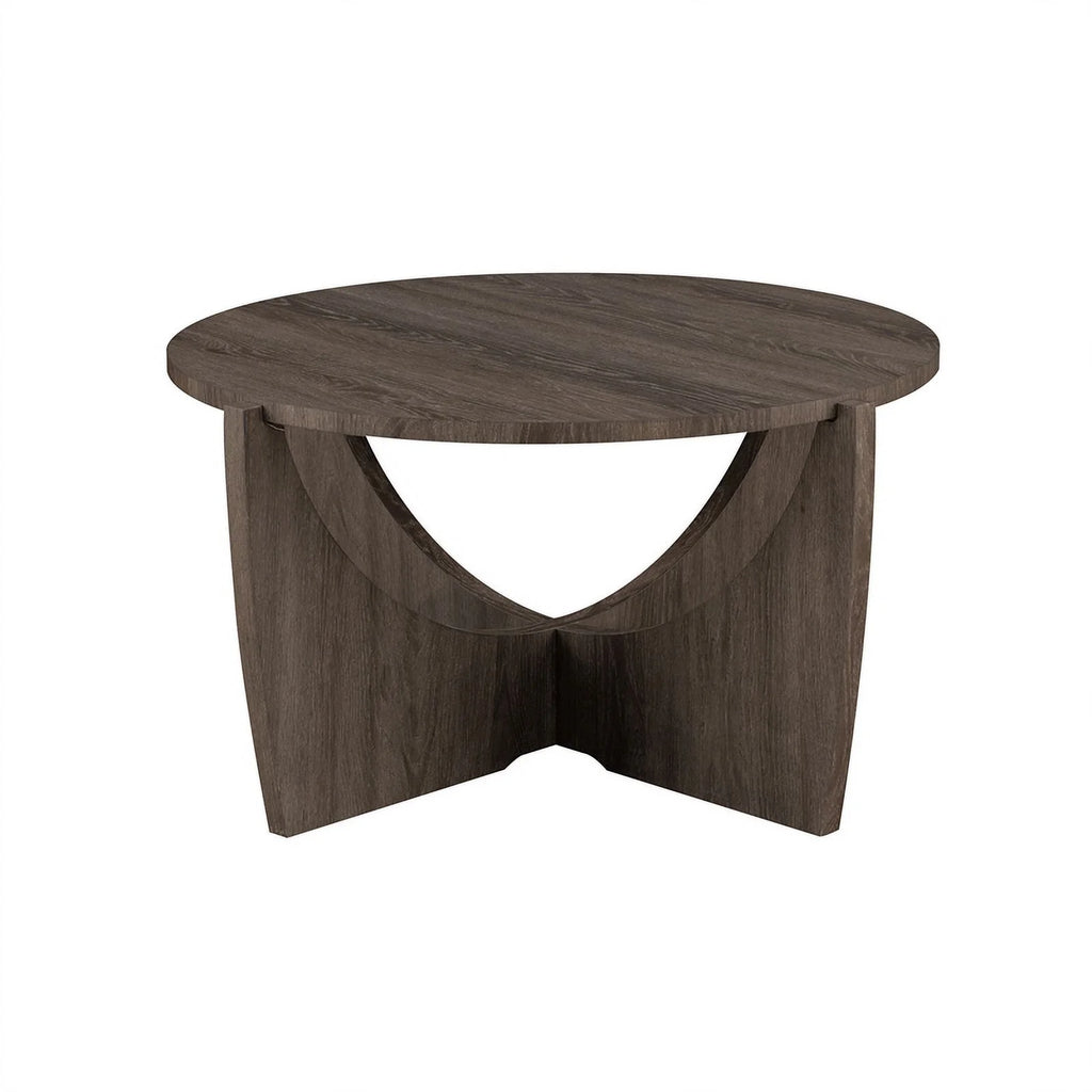 28" Round Wood Coffee Table F161419
