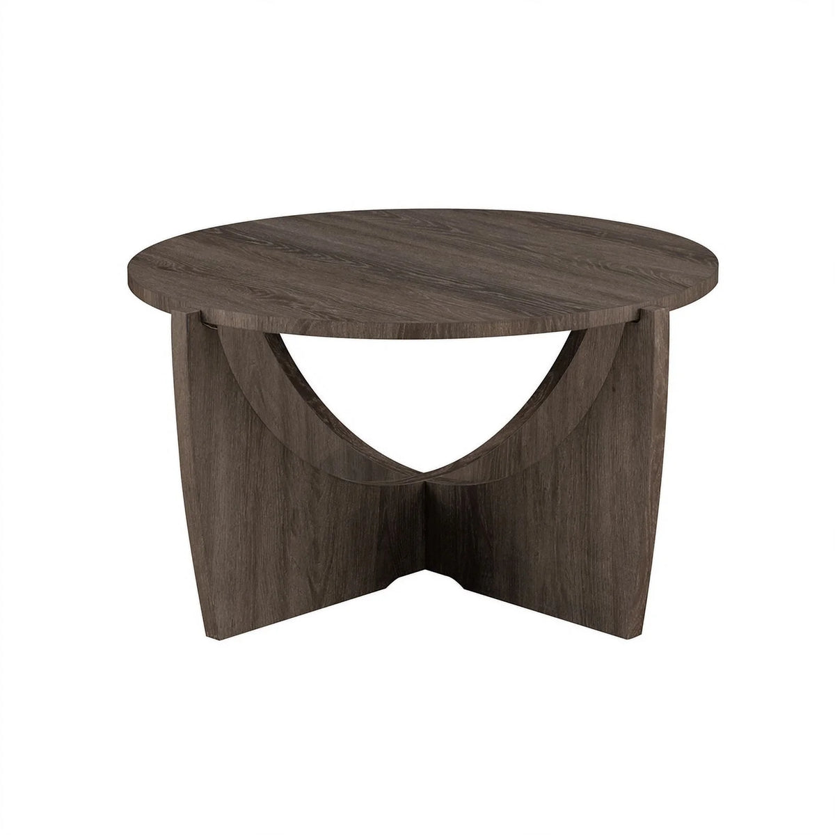 28" Round Wood Coffee Table F161419