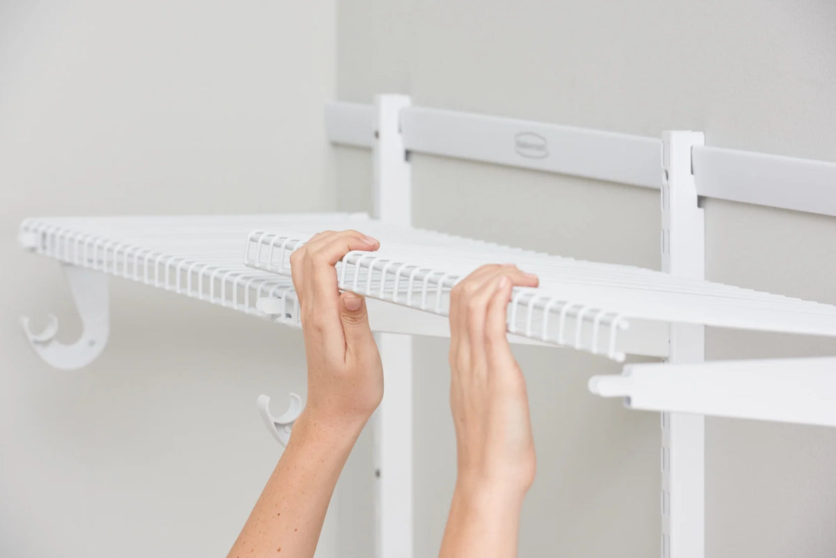 Steel Expandable Closet Kit, White R30391