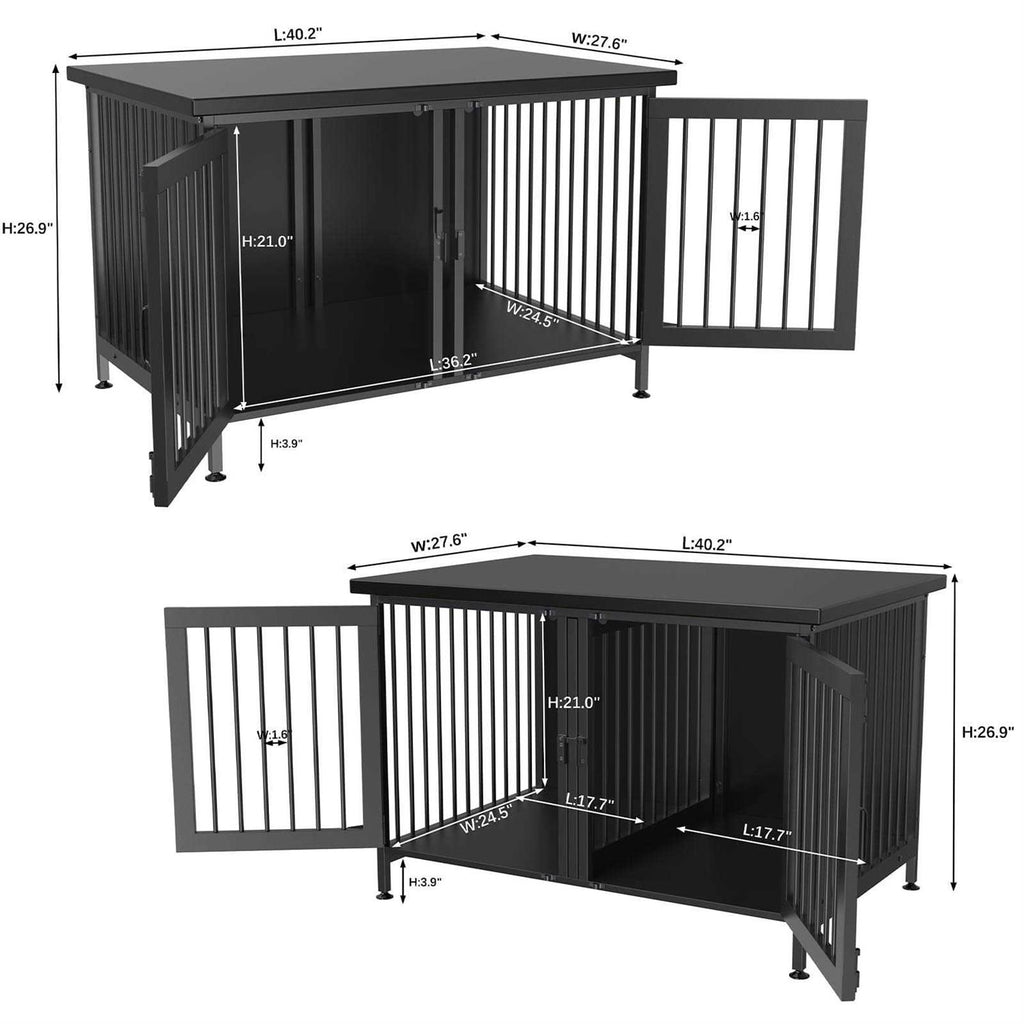 Double Dog Crate with Divider Z940330