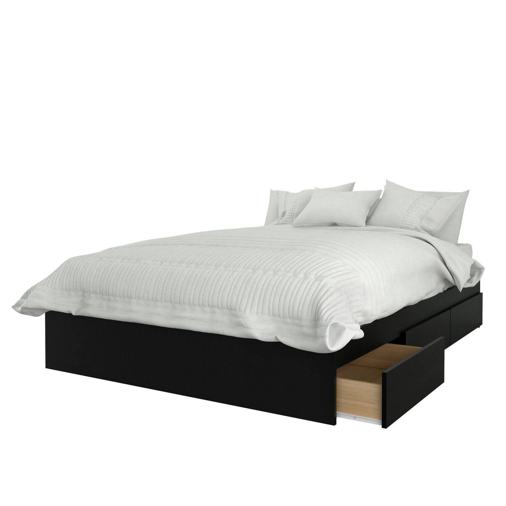 2 Piece Full Size Bedroom Set Black O3136