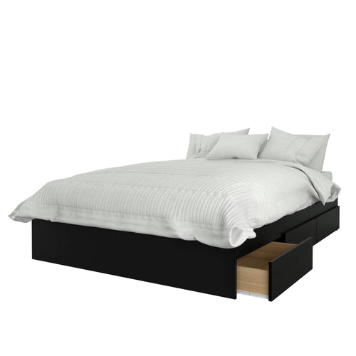 2 Piece Full Size Bedroom Set Black O3136