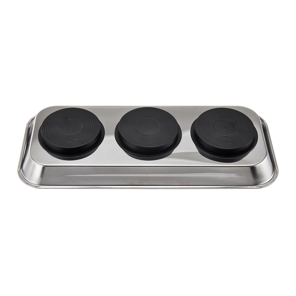 14-1/8 in. x 6-1/4 in. Magnetic Stainless Steel Parts Tray Q6663