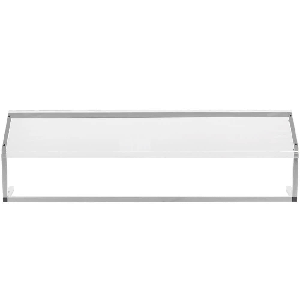 Clear Adjustable Single Sided Sneeze Guard Q214