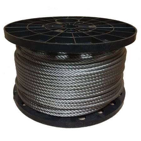 1/8 inch Stainless Steel Aircraft Cable Wire Rope 7x19 Type 316 500 Feet N4732