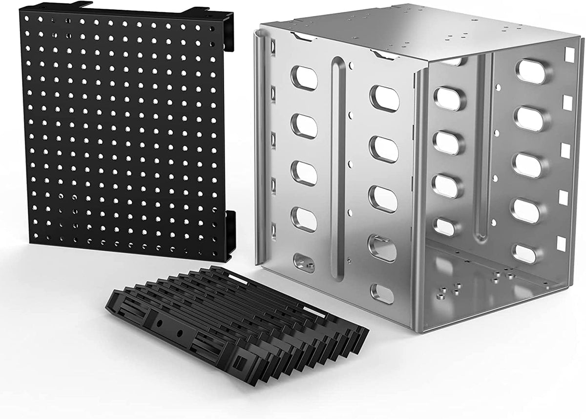 Alloy Steel Hard Drive Cage with Fan Space L64158