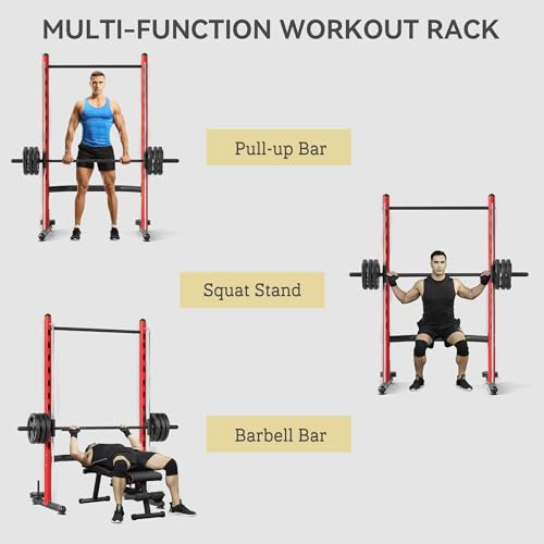 Adjustable Power Rack with Pull-Up Bar R6735