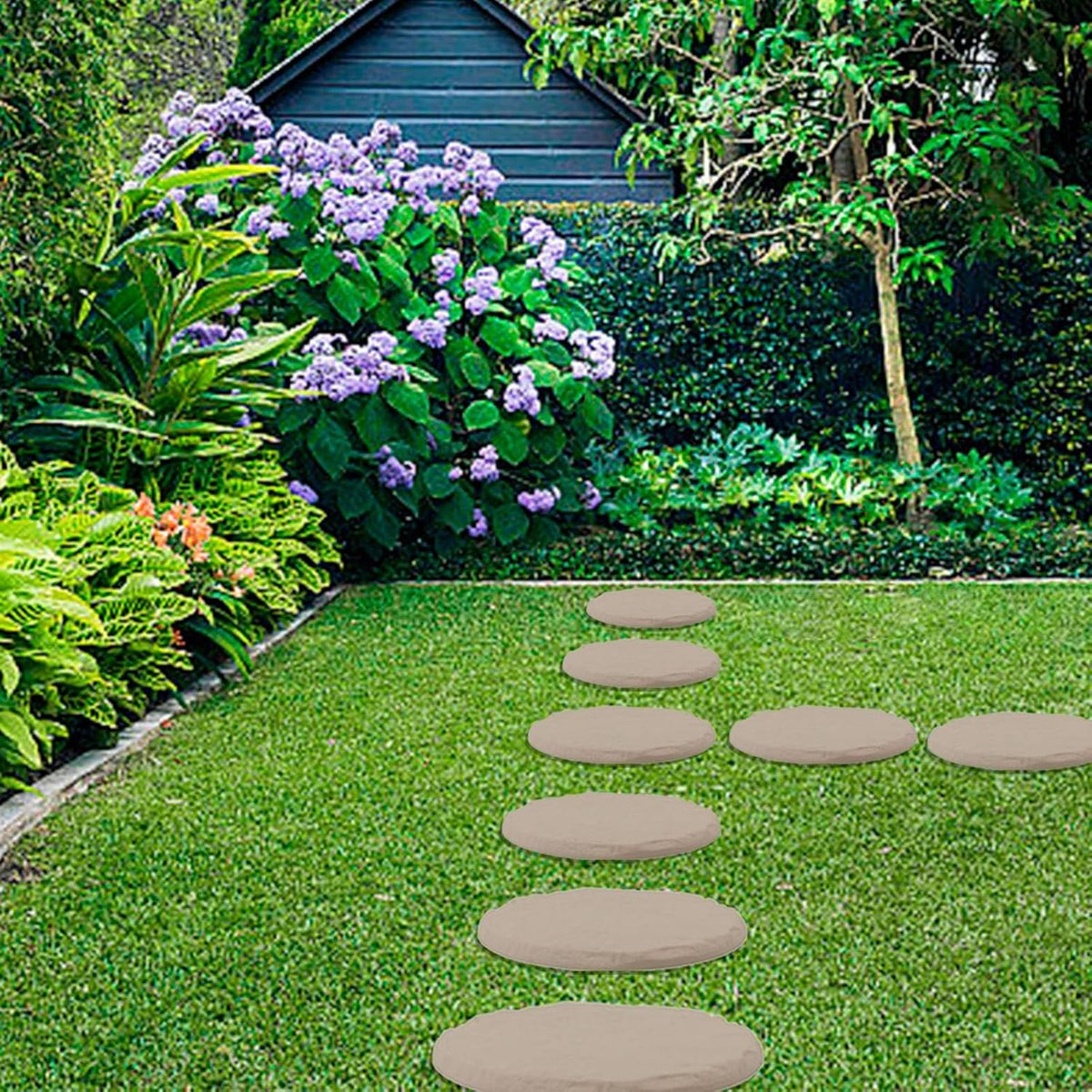 Beige Limestone Resin Garden Stepping Stones S210