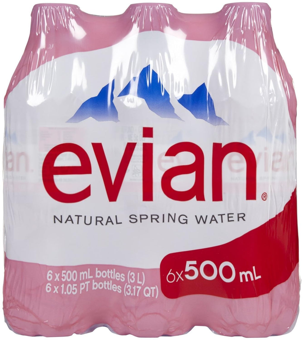 Natural Spring Water, 16.9 oz, 6 pk D20729
