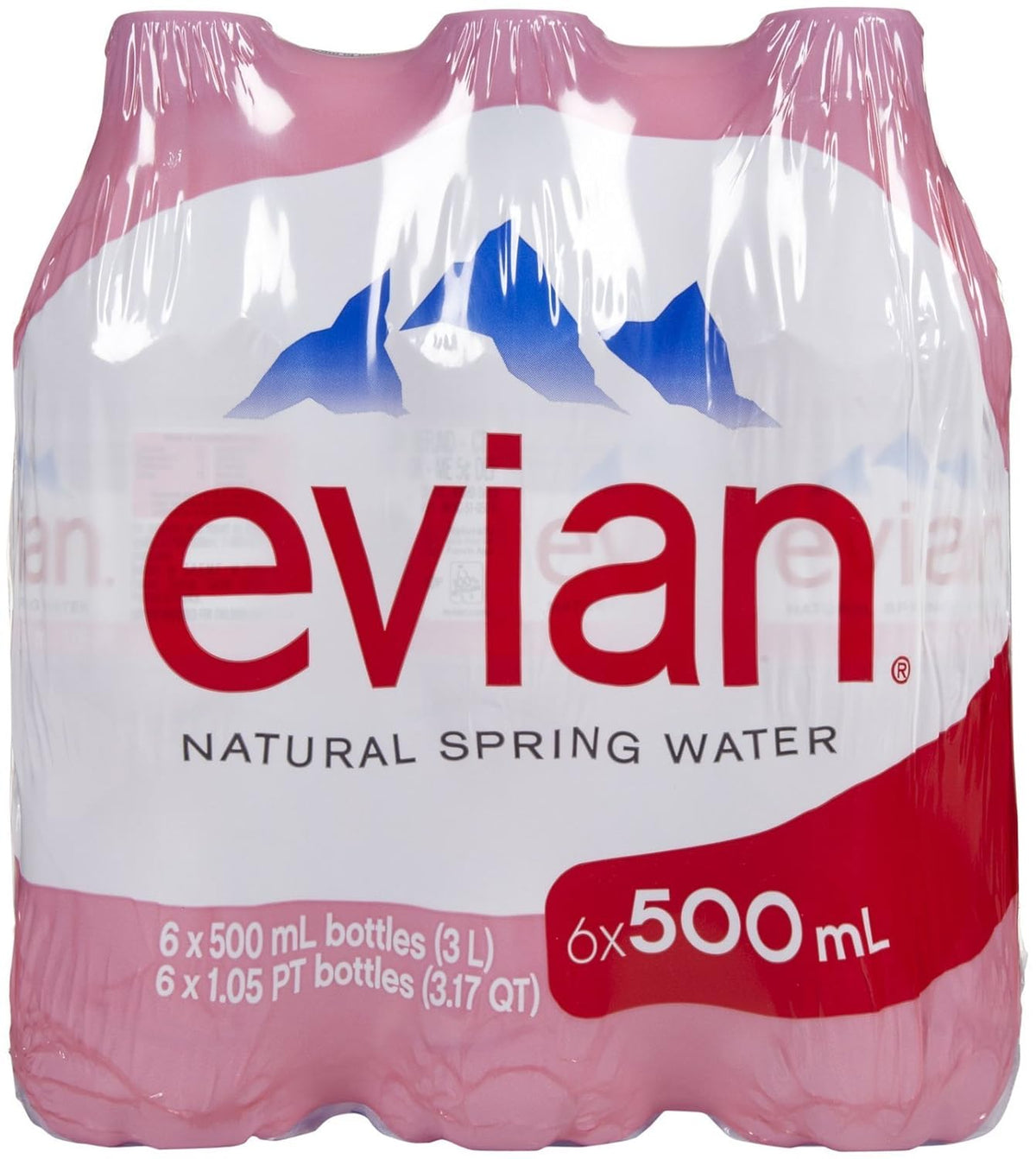 Natural Spring Water, 16.9 oz, 6 pk D20729