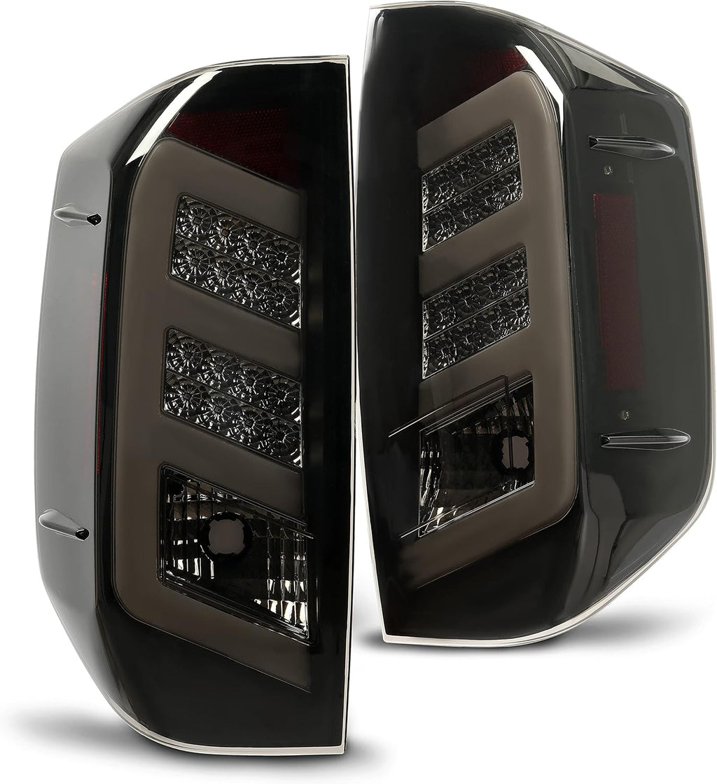 LED Tail Lights Black Smoke Pair Z7135