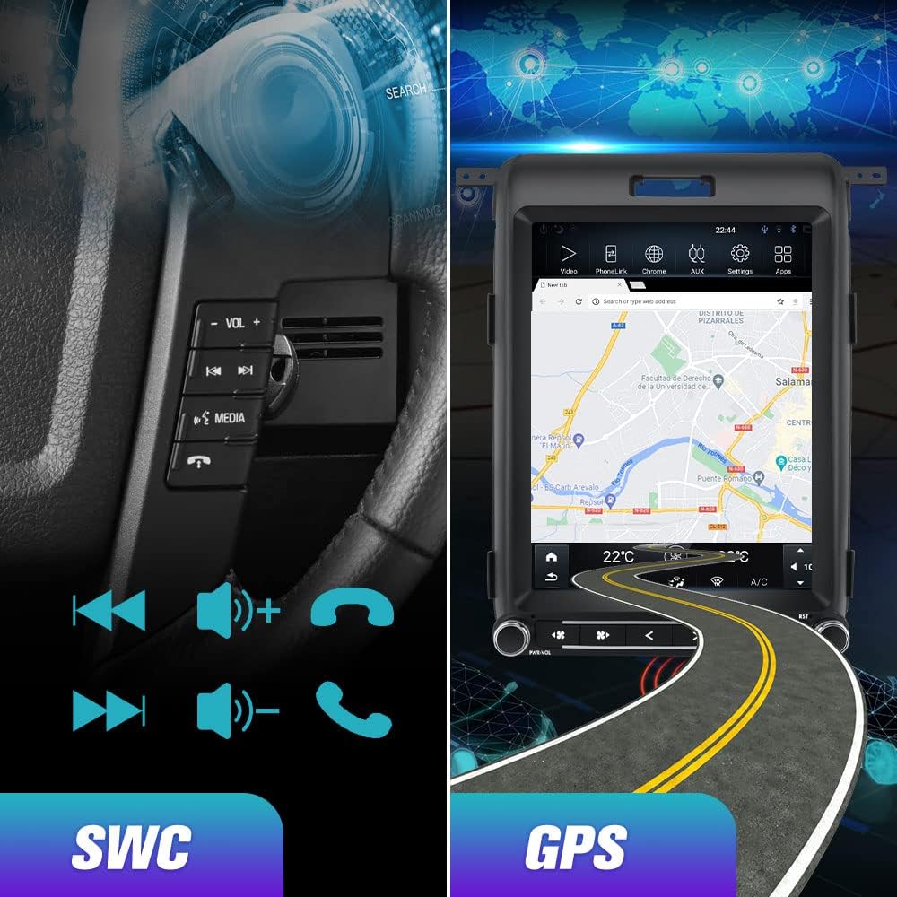 12.1 Inch Car Stereo Radio with Carplay Android Auto O378