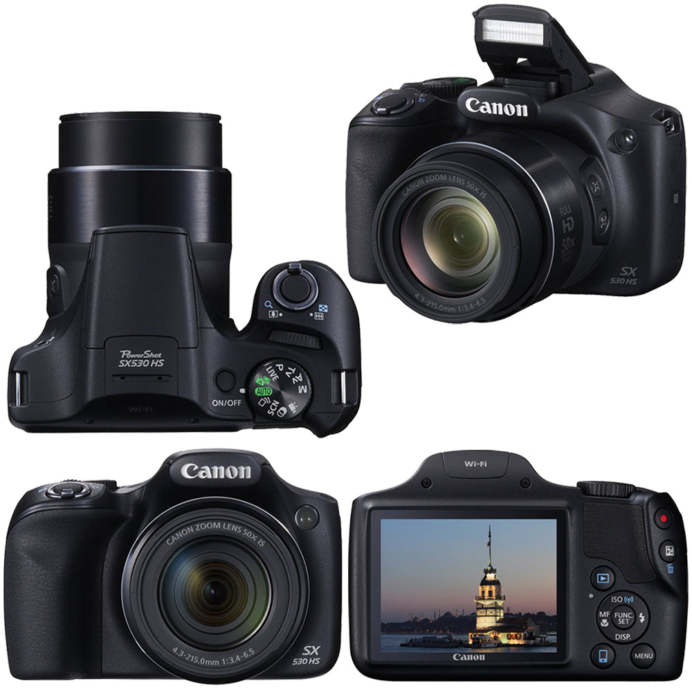 16.0 MP Digital Camera with 50x Zoom, Wi-Fi & 1080P Full HD Video J141