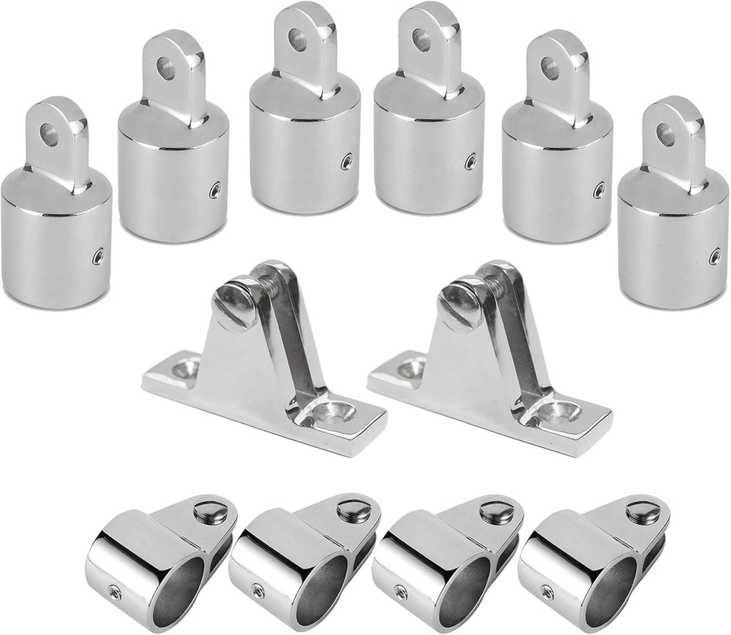 7/8 Bimini Top 3-Bow Stainless Steel Boat Hardware 12Set H563