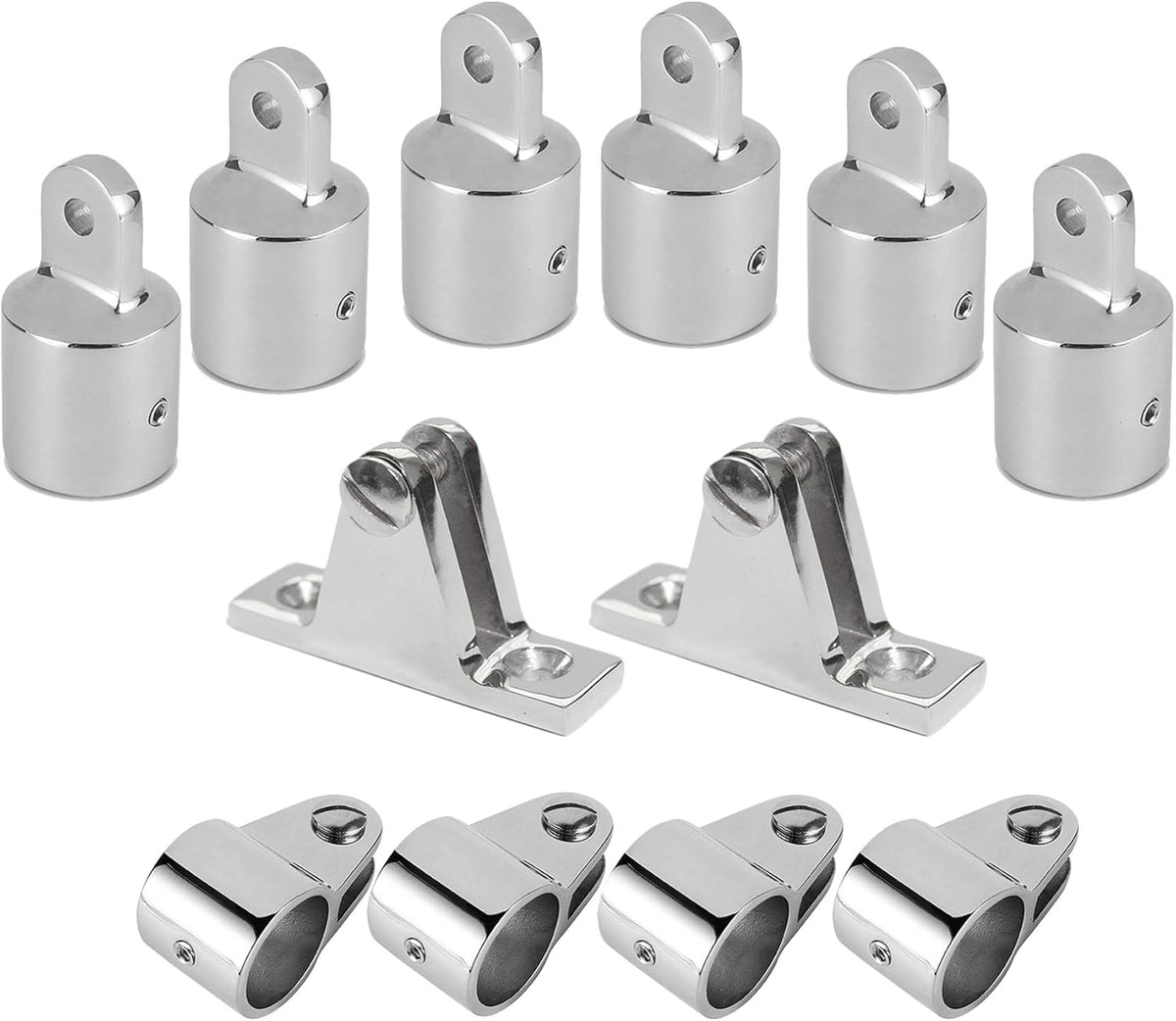 7/8 Bimini Top 3-Bow Stainless Steel Boat Hardware 12Set H563