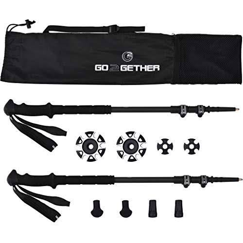 Telescopic 3K Carbon Fiber Trekking Poles F4004