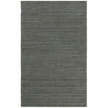 Dark Green Striped Area Rug, 4' x 6' E69675