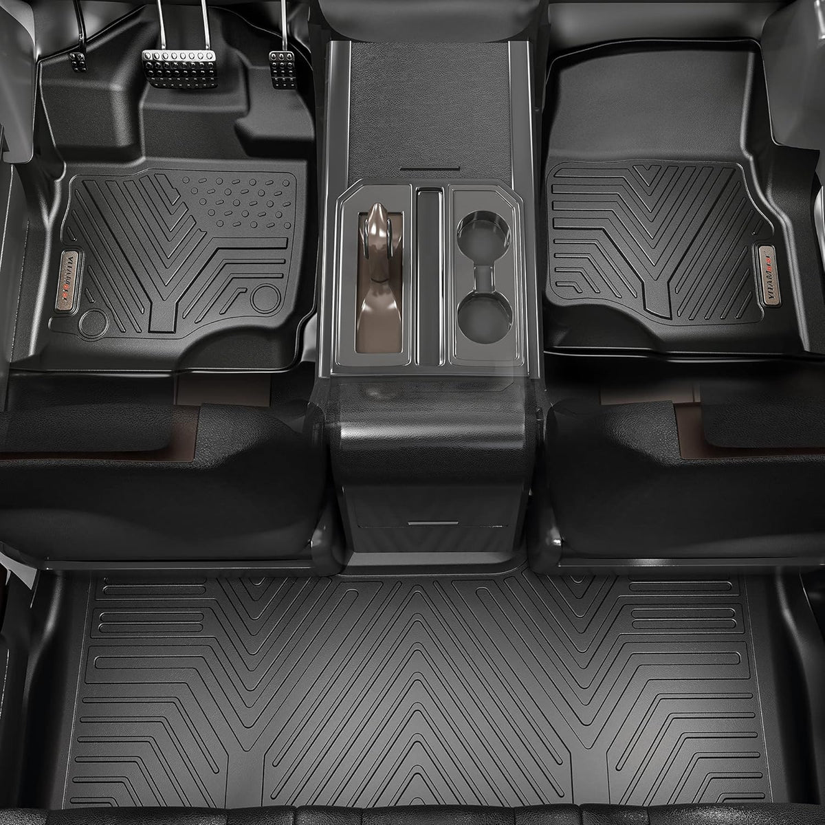 Black Floor Mats and Floor Liners U5209