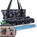 Blue Phoenix 166 Tiles American Mahjong Set with 4 Color Pushers V74916